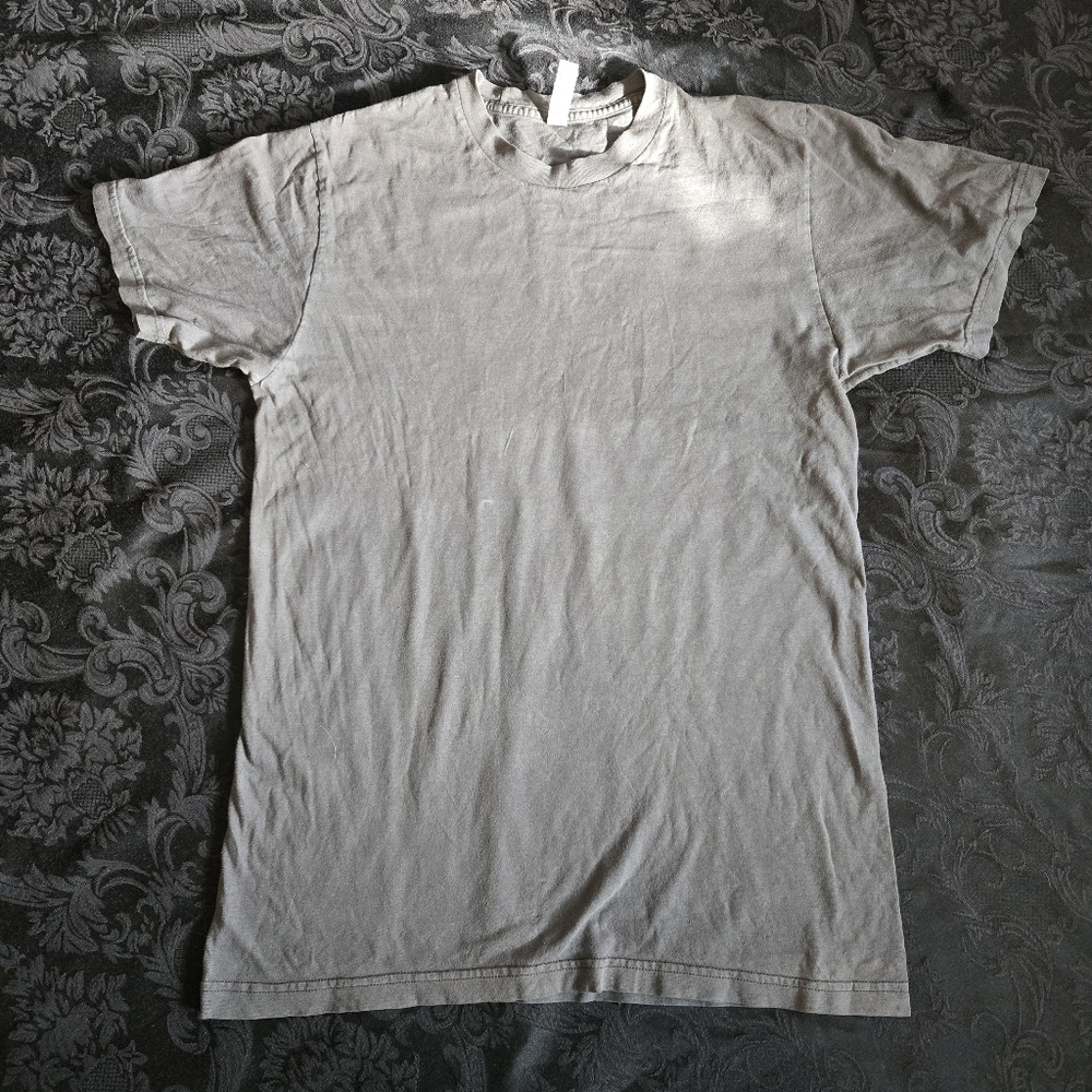 M XTALL american apparel mens grey t-shirt